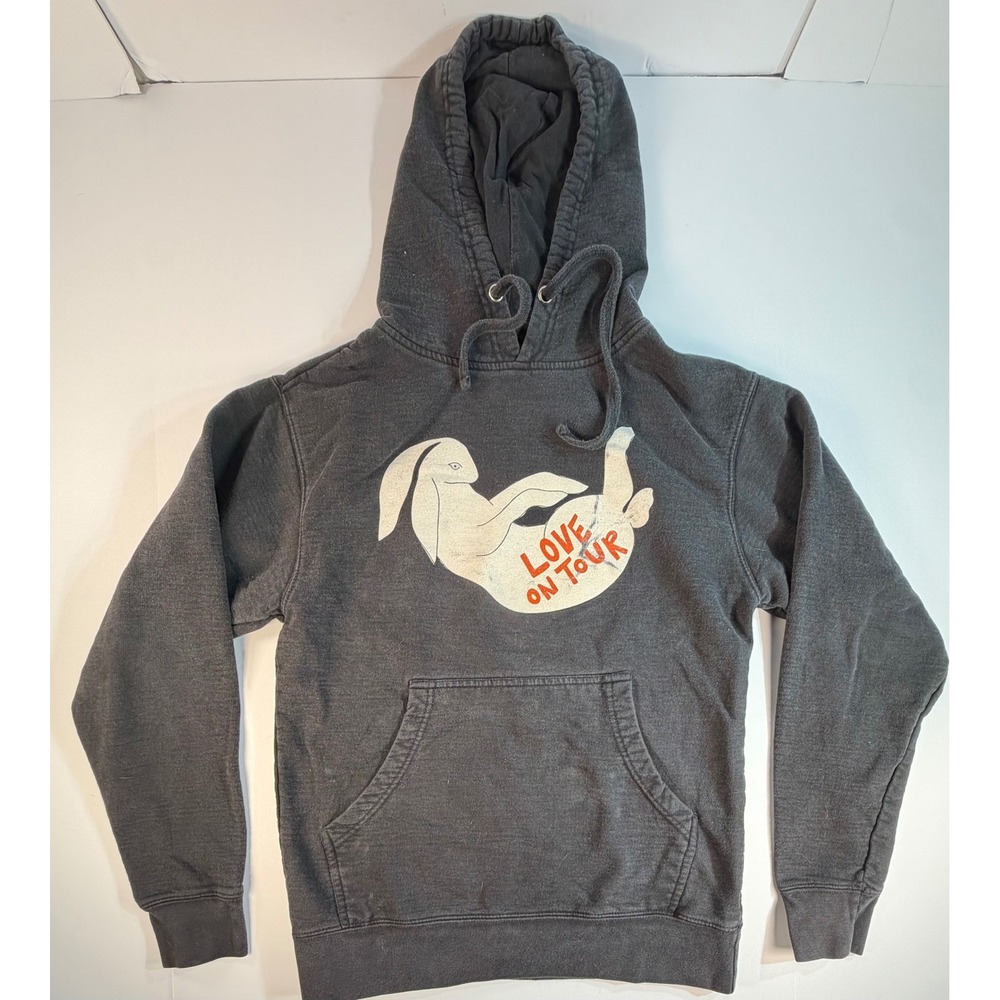 Harry Styles Love On Tour 2021 Bunny Hoodie Black Small Concert Merch HSOT